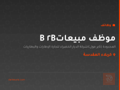 موظف مبيعات B2B — كربلاء المقدسة