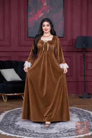 دشداشة قديفة مخمل للبيع في أربيل