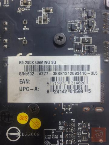 كارت شاشة MSI R9 280X GAMING 3G مستعمل للبيع في بغداد