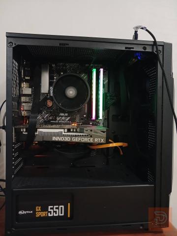 حاسبة AMD Ryzen 5 5500 مع RTX 3050 مستعمل للبيع في بغداد