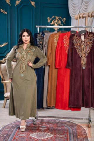 دشداشة نسائي تطريز تونسي للبيع في عموم العراق
