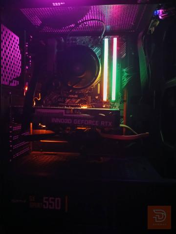 كمبيوتر AMD Ryzen 5 5500 و RTX 3050 مستعمل للبيع في بغداد