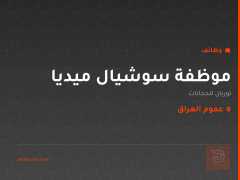 موظفة سوشيال ميديا — عموم العراق