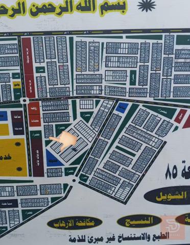 قطعة أرض ركن 200 متر في مكافحة الإرهاب للبيع في ذي قار