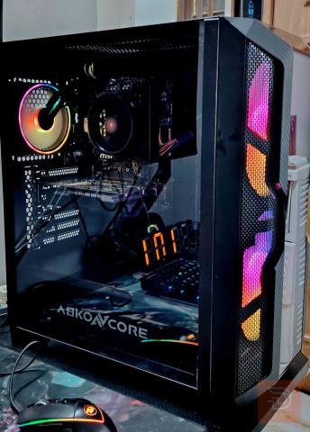 كيس كيمنك مواصفات R5 3500 و GTX 1060 black للبيع في نينوى