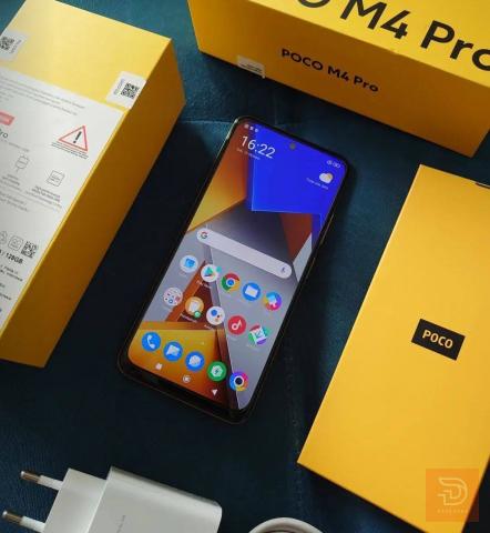 POCO M4 Pro 5G ذاكرة 256 غيغا اسود اصفر الازرك للبيع في بغداد