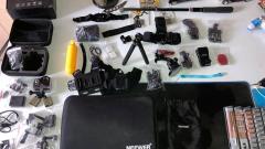 بكج تصوير Apexcam M80 Air 4K مع ملحقات Neewer مستعمل للبيع في بغداد