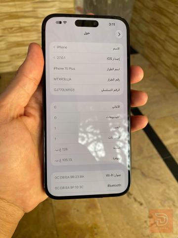 ايفون 15 بلاس 128 غيغا مستعمل للبيع في بغداد