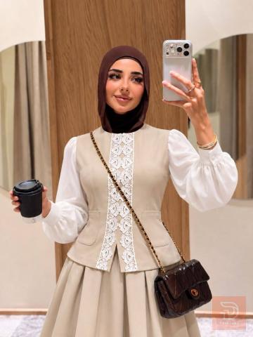 طقم يلك مع تنوره دابل تركي جديد للبيع في عموم العراق