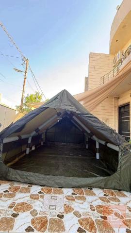 خيمة نفخ زيتوني 4 في 3 جديد للبيع في عموم العراق
