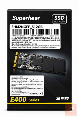 هارد تخزين M.2 NGFF SSD سعة 512GB جديد للبيع في بغداد